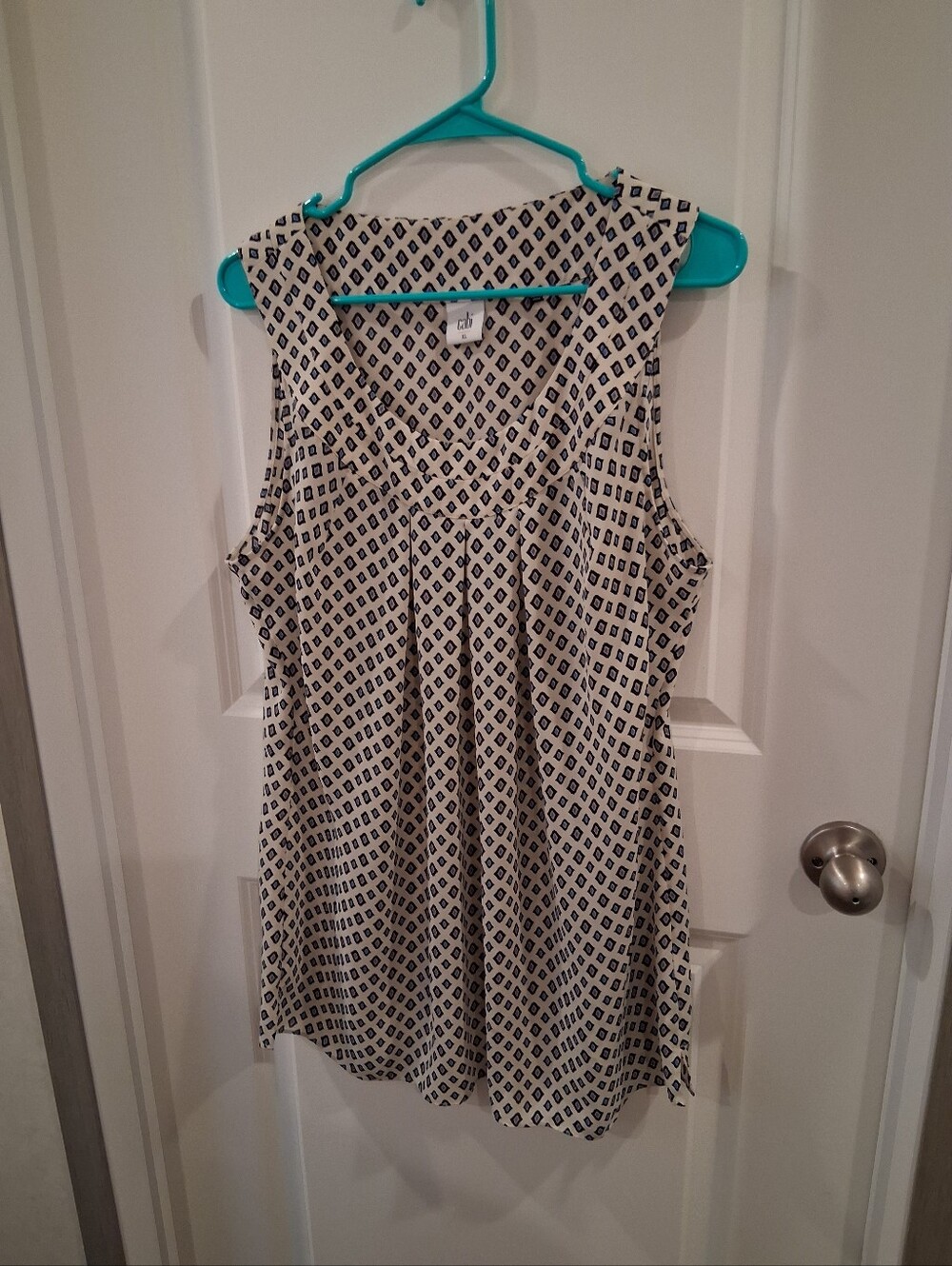 Cabi Geometric Print Blouse